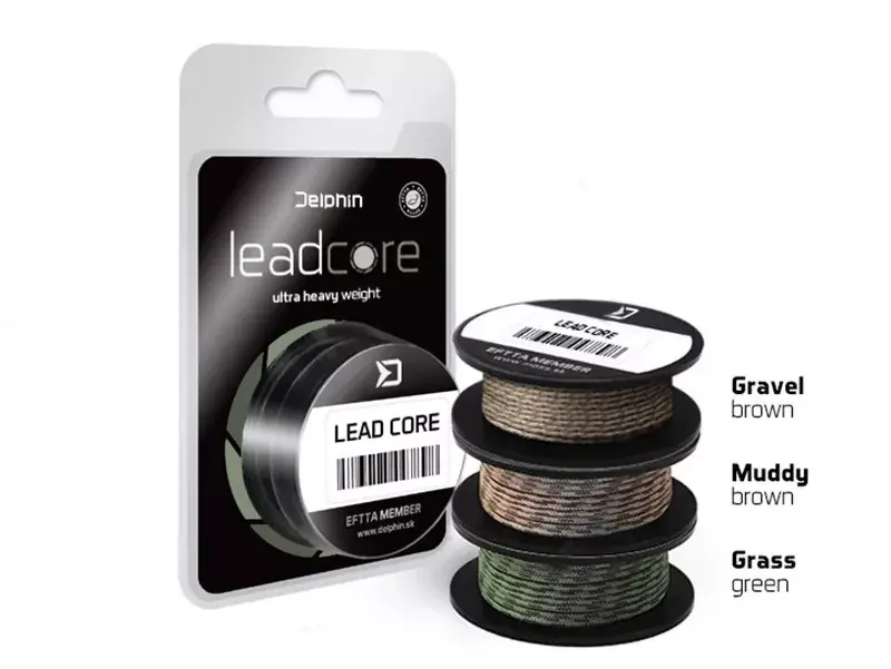 Bestel Nu Delphin LEADCORE barna Muddy 45lbs 8m