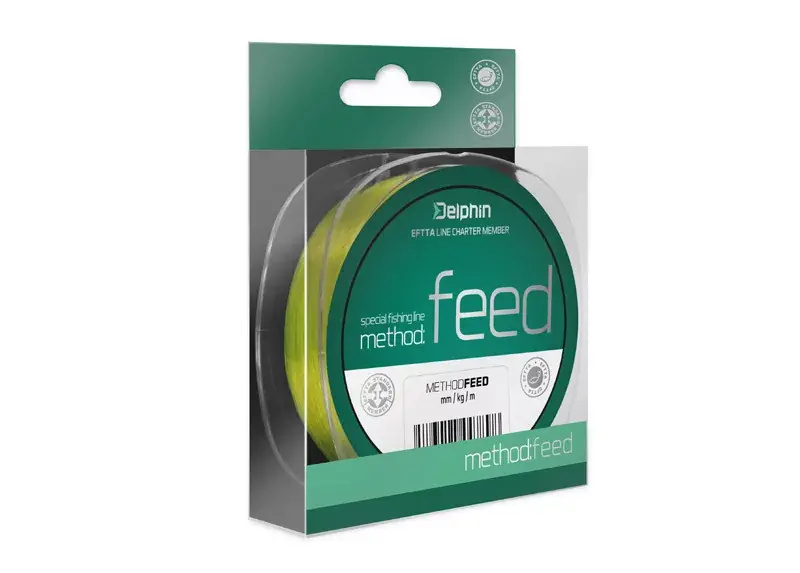 Betaalbaar Delphin METHOD FEED sárga 0,14mm 1,8kg 200m