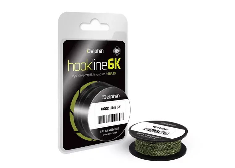 Bestel Nu Delphin HOOKLINE 6K grass 25lbs 20m