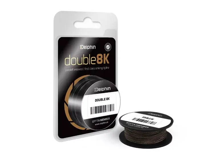 Weekendaanbieding Delphin HOOK LINE DOUBLE 8K camou 35lbs 20m
