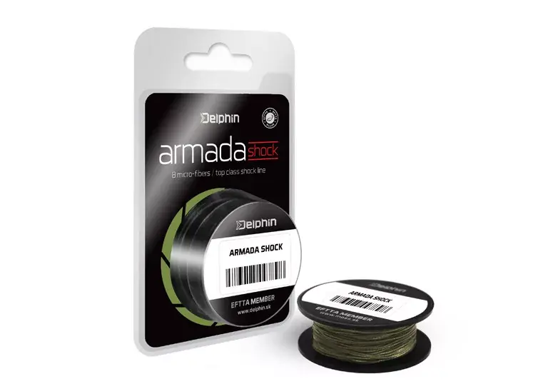 Weekendaanbieding Delphin ARMADA SHOCK zöld 0,18mm 40lbs 20m