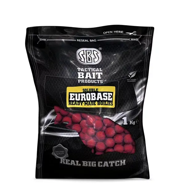 Betrouwbaar SBS Soluble EuroBase Ready-Made Boilies" "24 mm Fr