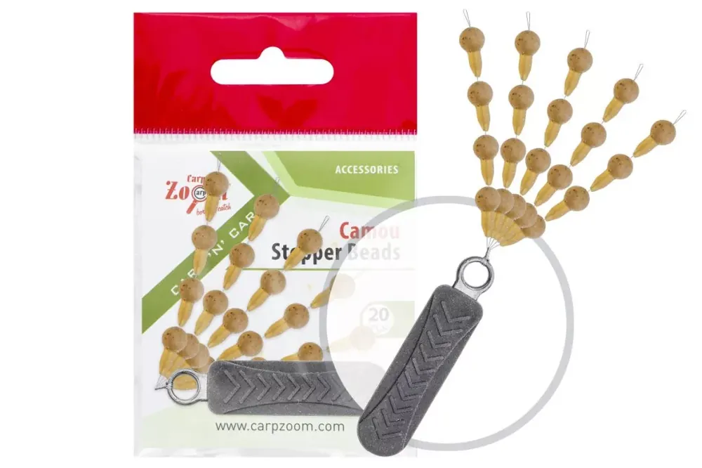 Koop Vandaag Carp Zoom Camou gumigyöngy stopper, 20 db/cs - Fishingland.h