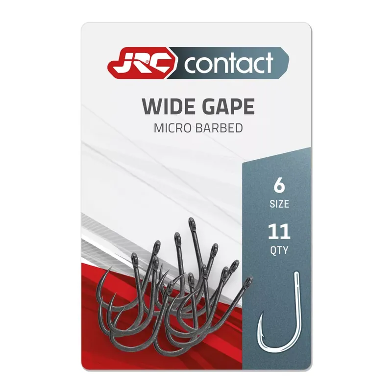 Voordeelprijs JRC Wide Gape Carp horog size 6 - 11pcs