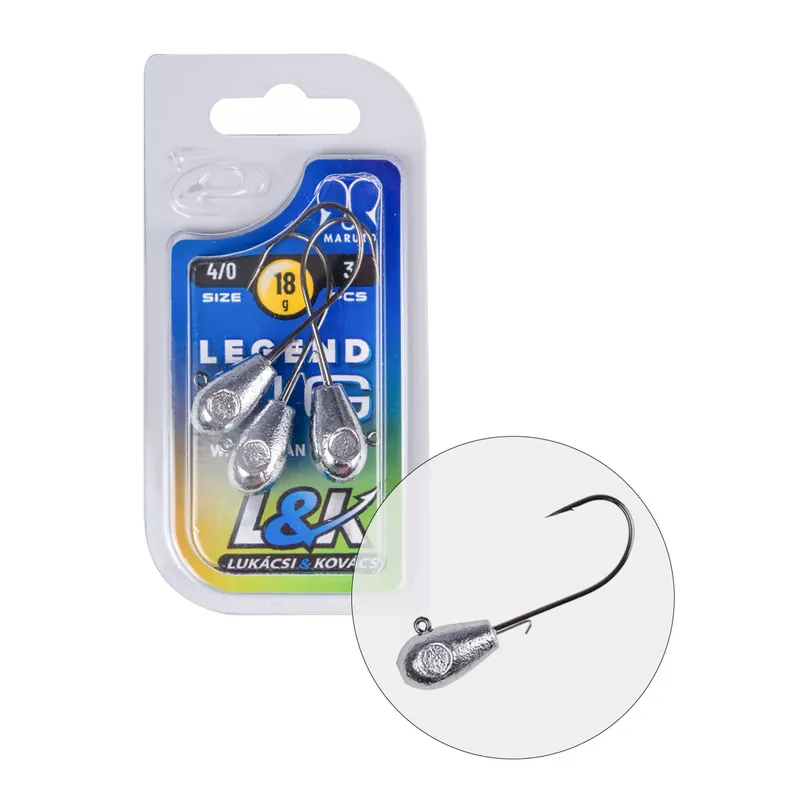 Weekendaanbieding L&K LEGEND JIG 4/0 18G 3DB/CS