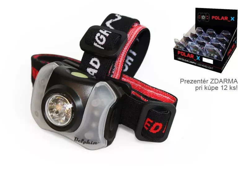 Fejlámpa Delphin POLAR_X 5+4 LED Direct Verzonden