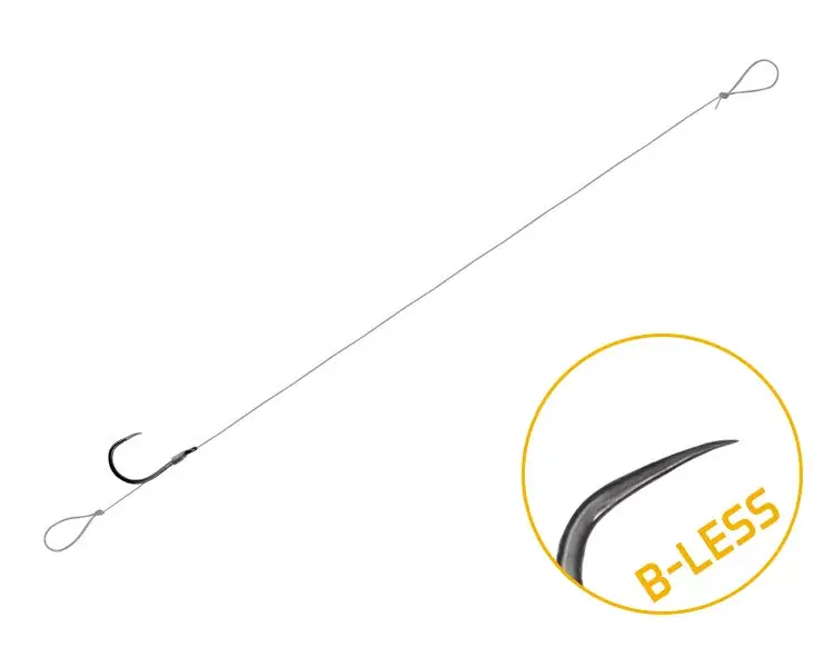 Direct Beschikbaar Kötött horog Delphin FLR Loop / 6db 8cm / 0,22mm / B-LESS 8