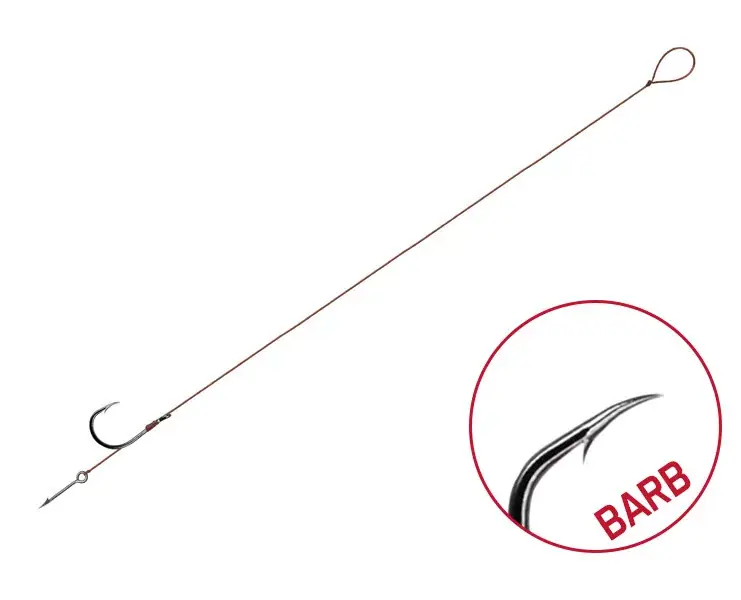 Lage Prijs Kötött horog Delphin Proxi Sting / 6db 8cm / 0,10mm / BARB