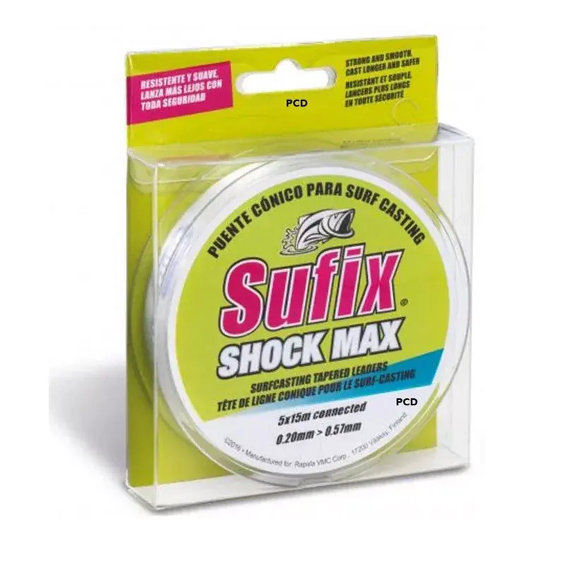 SUFIX SHOCK MAX 5X15M 0.18-0.50MM Hoge Kwaliteit