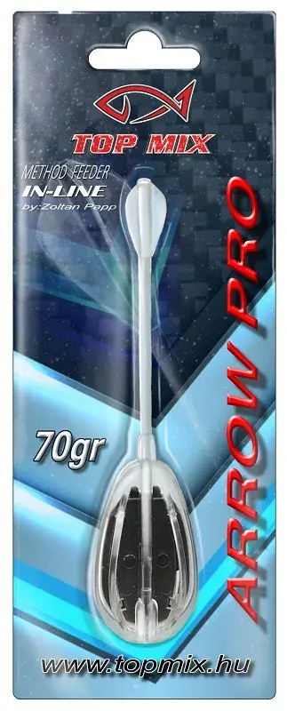 Exclusieve Aanbieding TOP MIX Arrow Pro method feeder kosár 70g