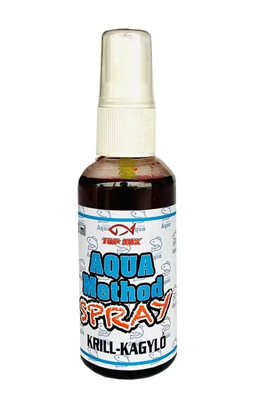 TOP MIX AQUA Method spray, Krill-Kagyló 50ml - Fishingland.h Snelle Levering