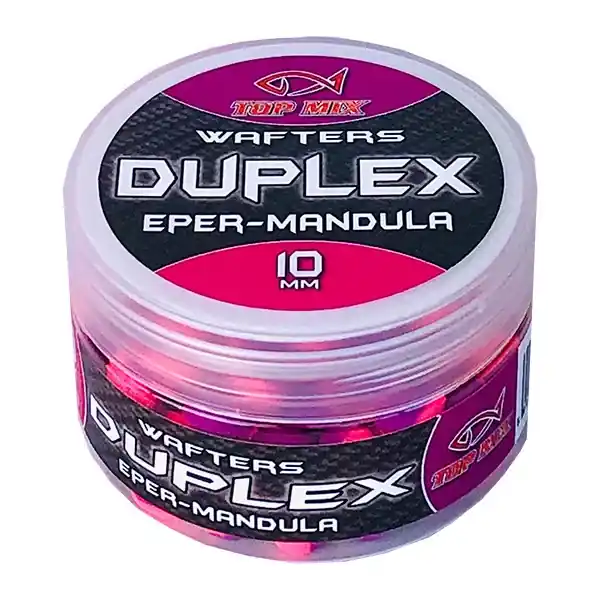 Fabrieksprijs TOP MIX Duplex Wafters Eper-Mandula 10 mm 30g - Fishingland.
