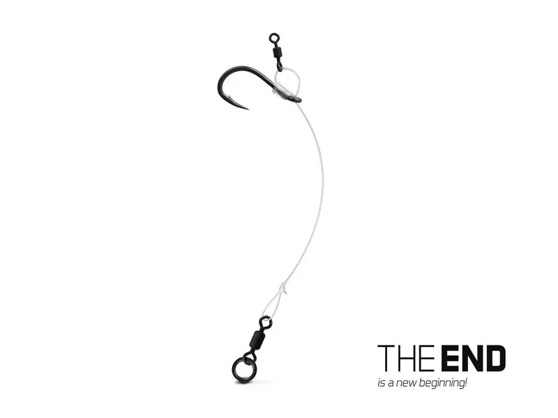 Must-Have Delphin THE END CHOD Rig kötött horog 4db 6cm / 0.45mm/ 6 -