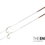 Beste Prijs Delphin THE END Skin rig kötött horog / 2db 20cm/25lbs/ 6 -