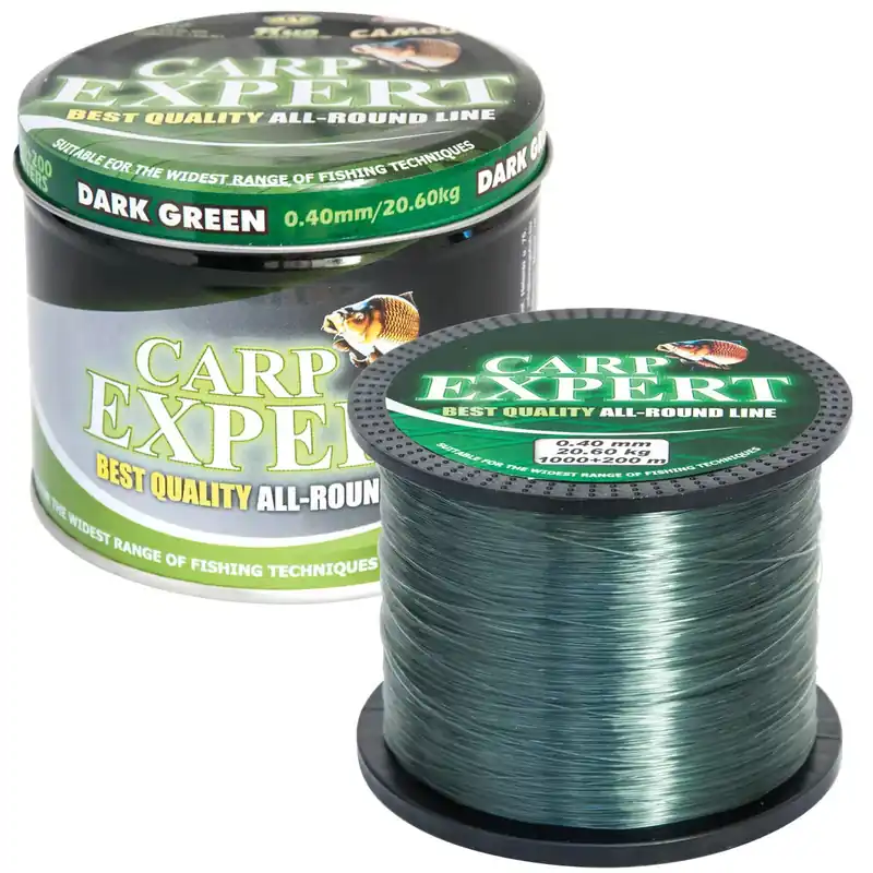 Merkproduct ZSINÓR CARP EXPERT DARK GREEN 0,27 MM 1200M