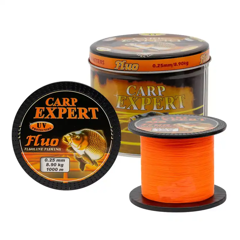 Betaalbaar ZSINÓR CARP EXPERT UV FLUO NARANCS 0,25MM 1000M FÉM - Fishin