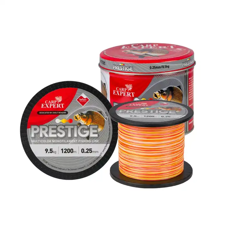 Veilige Betaling CARP EXPERT PRESTIGE MULTICOLOR 0,25MM 1200M 9,5KG - Fishing