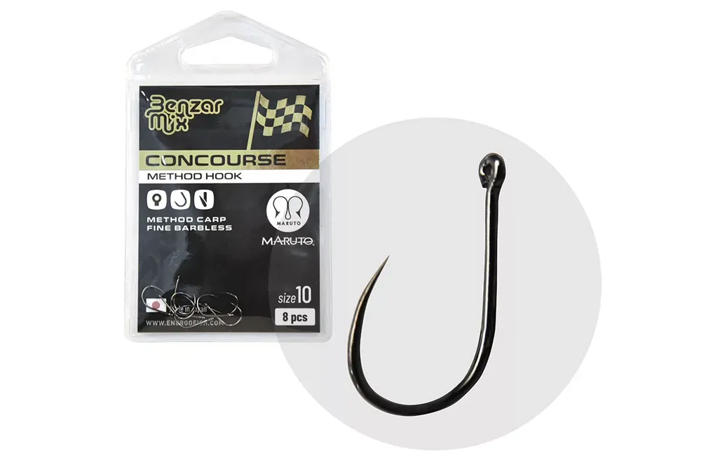 Beperkt Aanbod BENZÁR CONCOURSE METHOD CARP FINE BARBLESS 10 - Fishingland.
