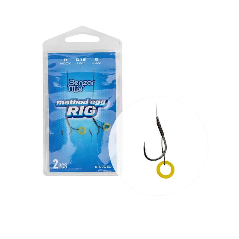 BENZÁR BRAIDED METHOD EGG RIG 8 Alleen Vandaag
