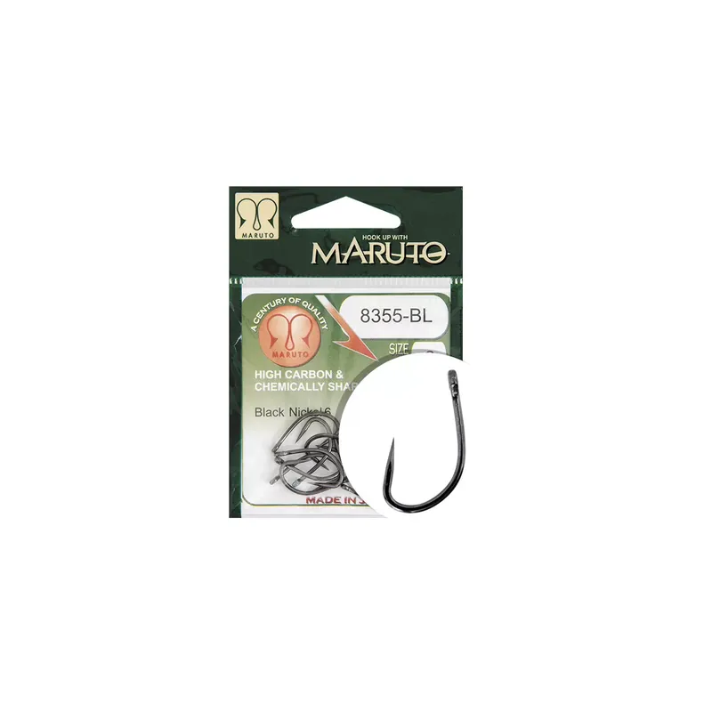 MARUTO HOROG 8355BL CARP HOOKS FORGED STRAIGHT EYE BARBLESS Goedkoop