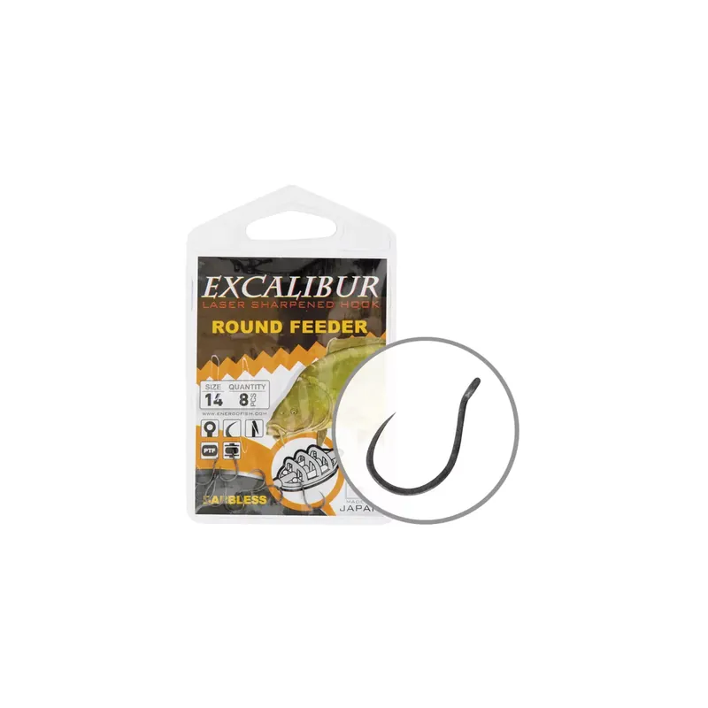 HOROG EXCALIBUR ROUND FEEDER BARBLESS 10 Tijdelijk Beschikbaar
