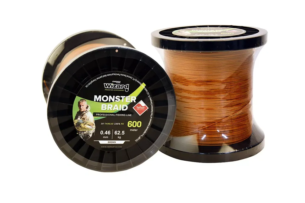 ZSINÓR WIZARD 12X MONSTER BRAID 600M 0,46 100LBS - Fishingla Actieprijs