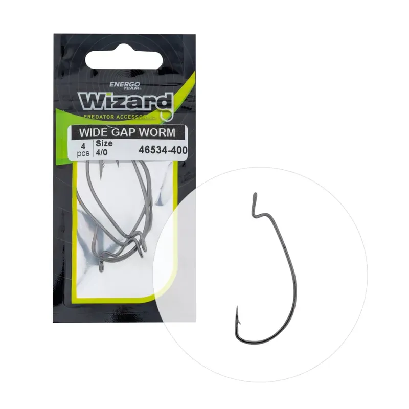 WIZARD HOROG WIDE GAP WORM 4/0 Betrouwbaar