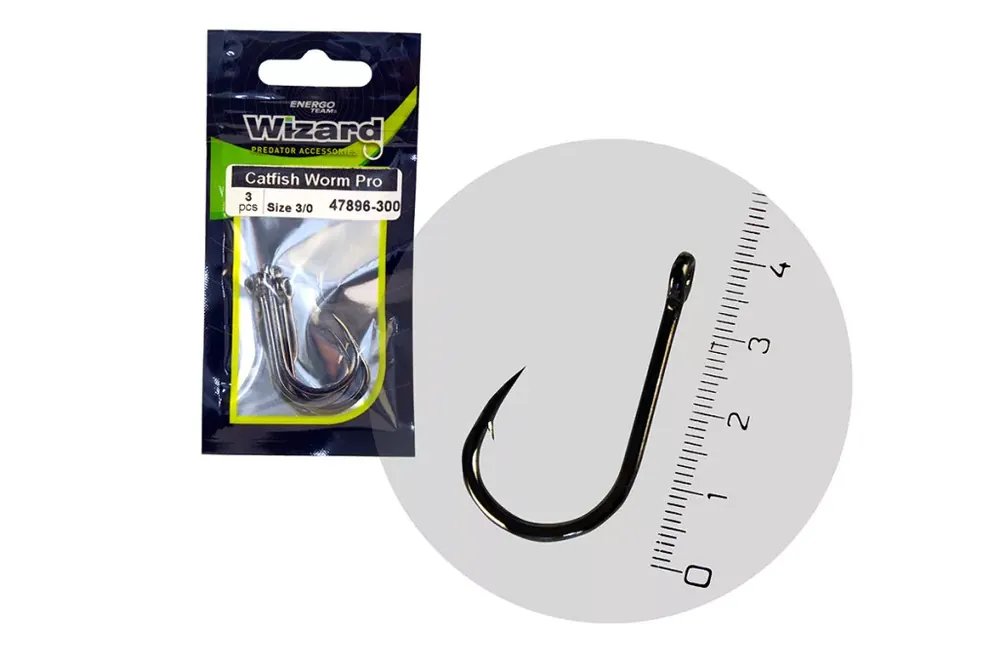 WIZARD CATFISH WORM PRO BRAZED 3/0 3DB/CSOMAG - Fishingland. Favoriet