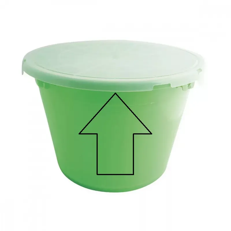 MAVER COPERTURA SECCHIO PLASTICA 13 LITER VÖDÖR TETŐ - Fishi Meest Verkocht