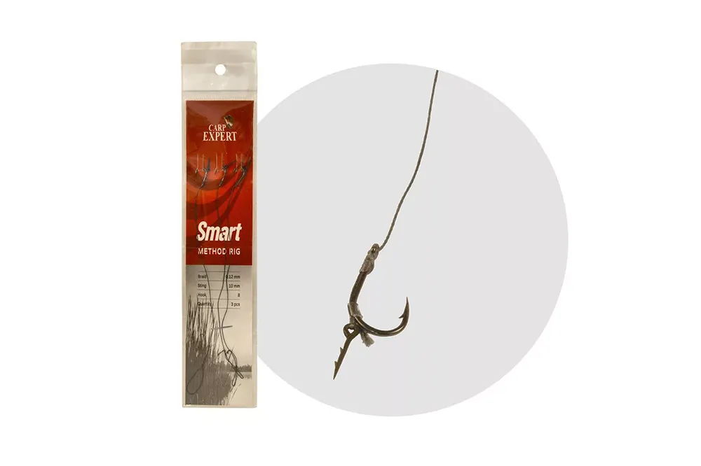 Koop Online CARP EXPERT METHOD FEEDER HAIR RIG CSALITÜSKÉVEL 8 3PCS - Fi
