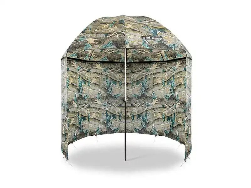 Delphin CLASSA CAMO esernyő oldalfallal 250cm 3/4 - Fishingl Seizoensaanbieding
