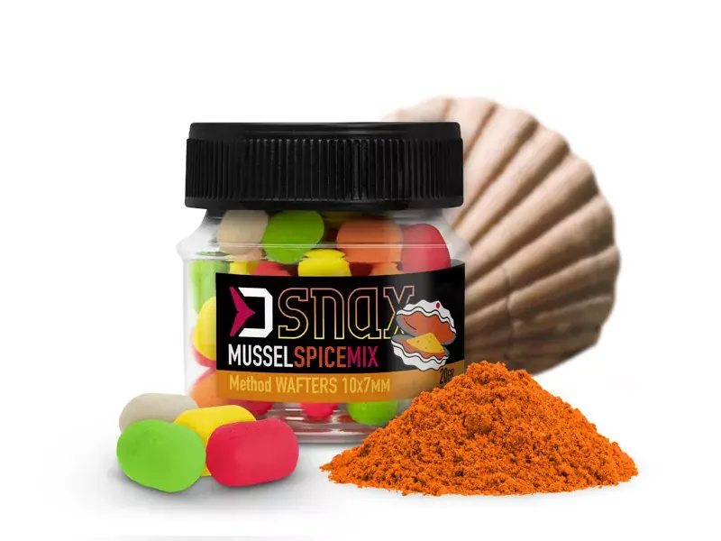 Superprijs MIX D SNAX WAFT csali 10x7mm/20g Kagyló-Fűszer - Fishingland