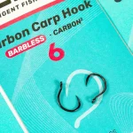 SEDO Carbon Carp Hook Barbless Size 8 szakáll nélküli horog Betaalbaar