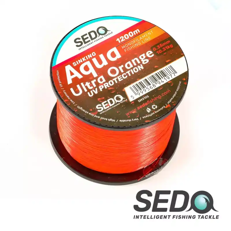 SEDO Aqua Ultra Orange 1200m 0.25mm 6.45kg monofil zsinór - Populair