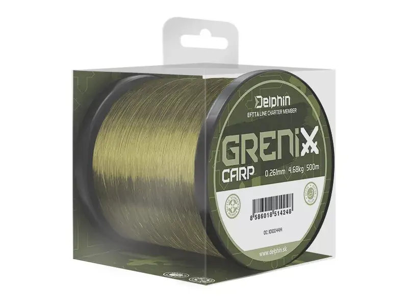 Alleen Vandaag Delphin GRENIX Carp / zöld 0,331mm 7,39kg 500m - Fishingland