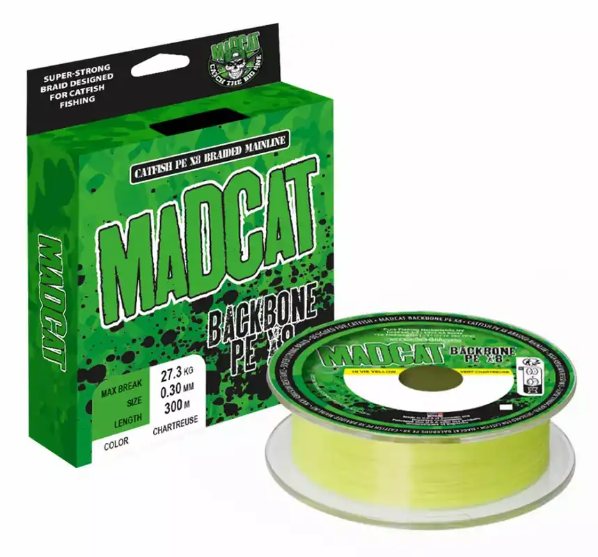 MADCAT Backbone 600m 0.60mm 84.1kg CHRT fonott zsinór - Fish Express Levering
