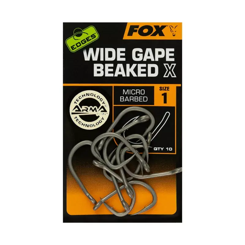 Laatste Kans Fox Edges Wide Gape Beaked X Size 4