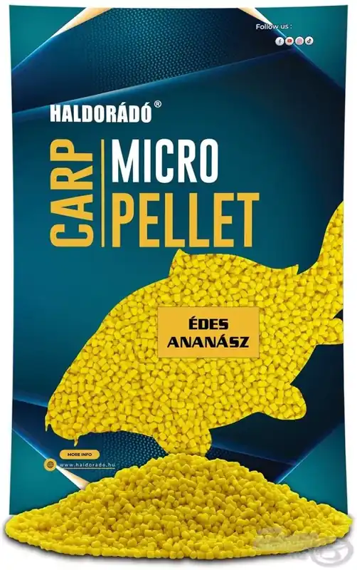 Laatste Kans HALDORÁDÓ Carp Micro Pellet - Édes Ananász