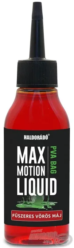 Koop Vandaag HALDORÁDÓ MAX MOTION PVA Bag Liquid - Fűszeres Vörös Máj - F