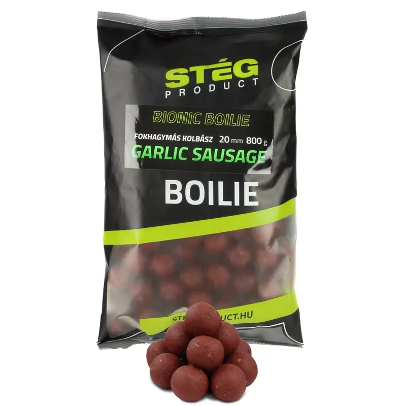 Bestel Nu Stég Bionic Boilies 20mm 800g Garlic Sausage - Fishingland.h