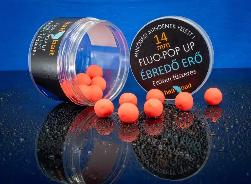 Bait Bait Ébredő Erő - Fluo Pop Up Méret 14 mm / Kiszerelés Populair