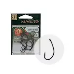 Alleen Vandaag MARUTO HOROG 8714BD CARP HOOKS HC T.D.E.5° BARBED FORGED BLA