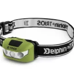Delphin TRIOS fejlámpa 1W/60lm/2xAAA Meest Verkocht