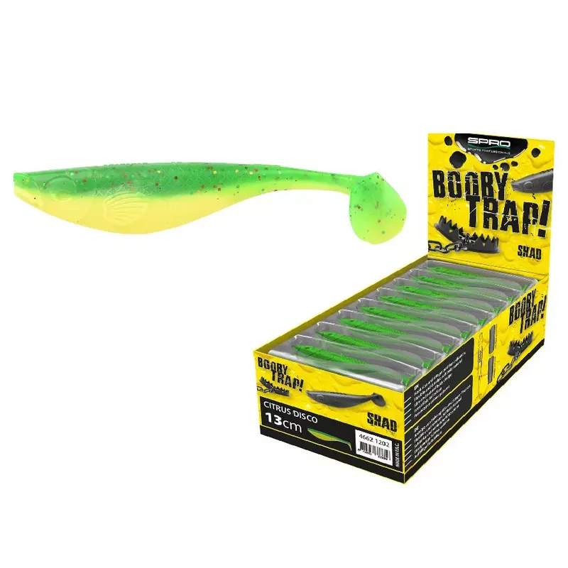 Meest Verkocht SPRO Booby Trap Gumihal 13cm 32db/doboz