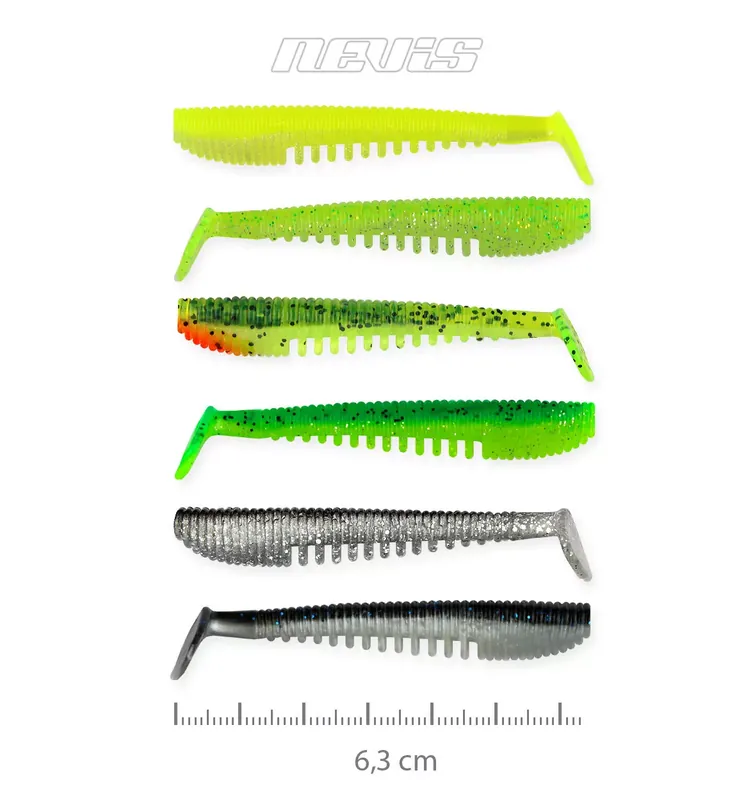 Veilige Betaling NEVIS Impulse Shad 6.3cm 6db/cs 6szín