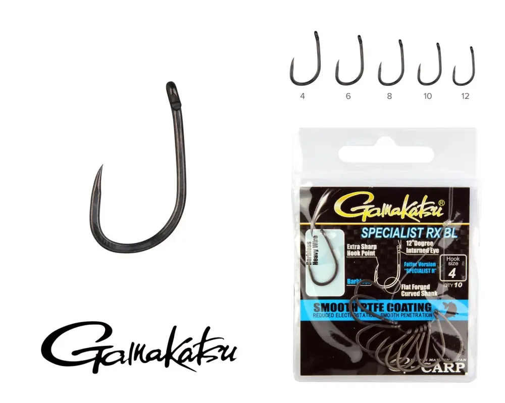 Beperkte Voorraad GAMAKATSU G-Carp Specialist RX BL 6-os 10db/cs - Fishingland