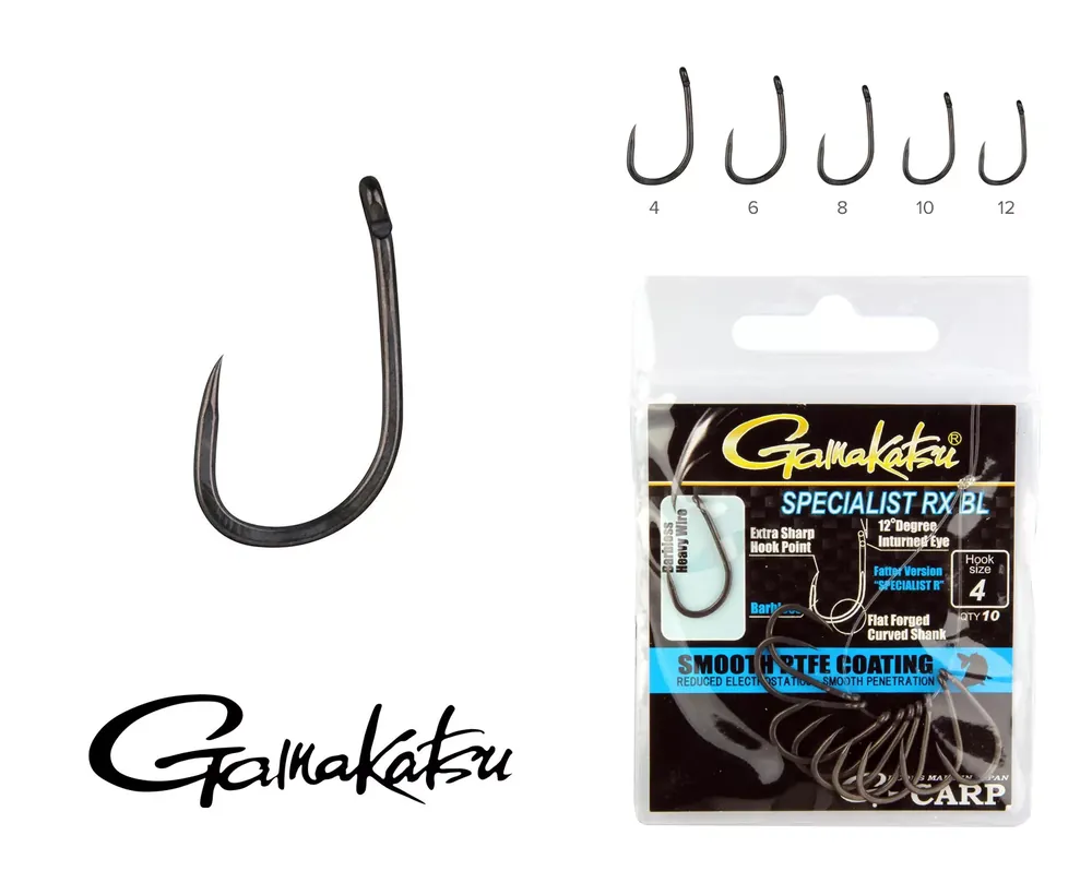 GAMAKATSU G-Carp Specialist RX BL 10-es 10db/cs - Fishinglan Betaalbaar