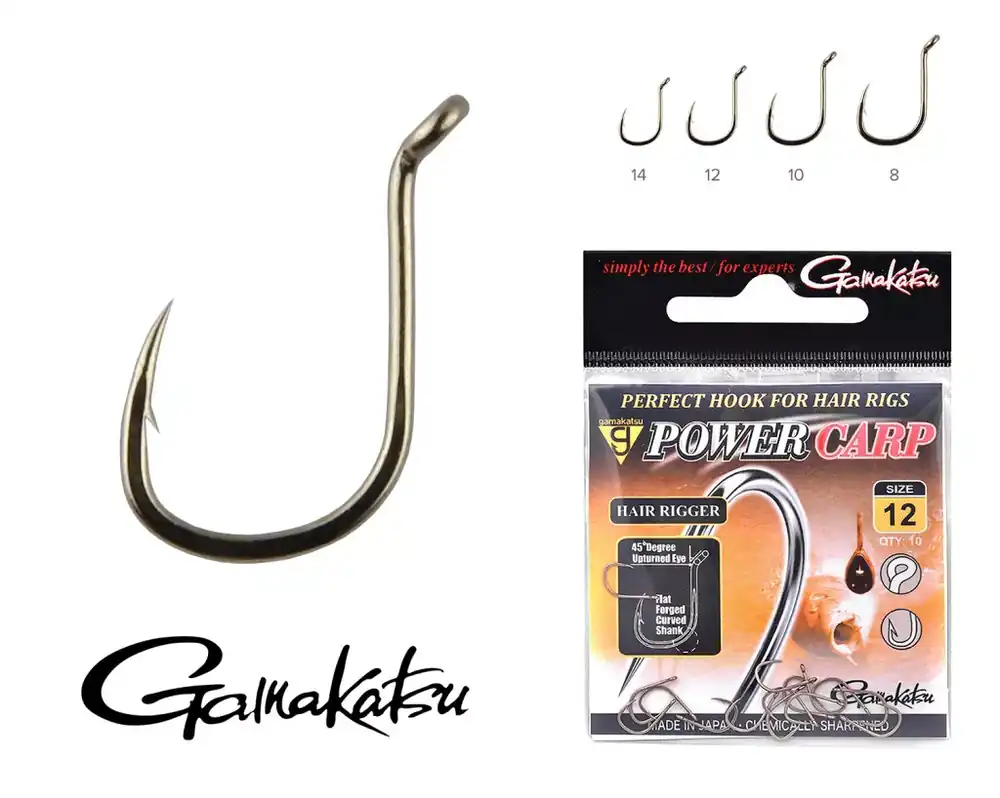 GAMAKATSU Power Carp Hair Rigger 10db/cs. 10-es - Fishinglan Speciale Aanbieding