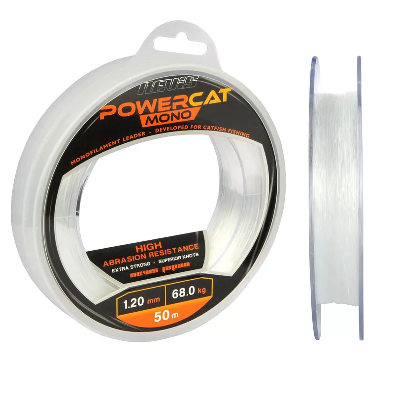 Bestel Nu NEVIS Powercat harcsázó előkezsinór mono 50m 1.3mm - Fishing