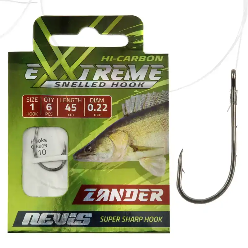 Aanbieding NEVIS Előkötött horog süllő 6db/cs. 4-es
